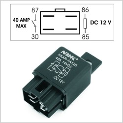 mini relais 40A à cran de sureté 