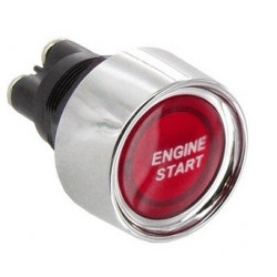 start engine poussoir rouge
