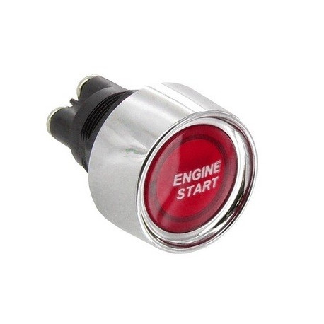 start engine poussoir rouge