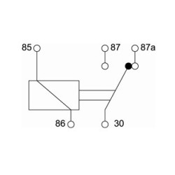 mini relais inverseur à 5 bornes 20/30 A