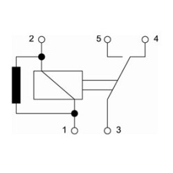 micro relais inverseur à 5 bornes 10/20A