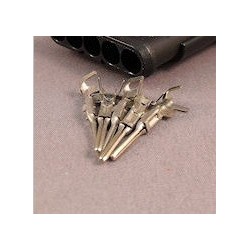 5 fiches E-D 4 voies male équipées