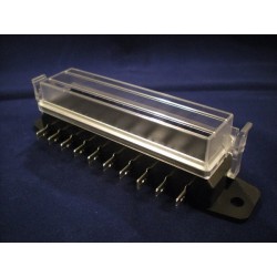 boite à fusibles mini - connection de côté - 10 voies